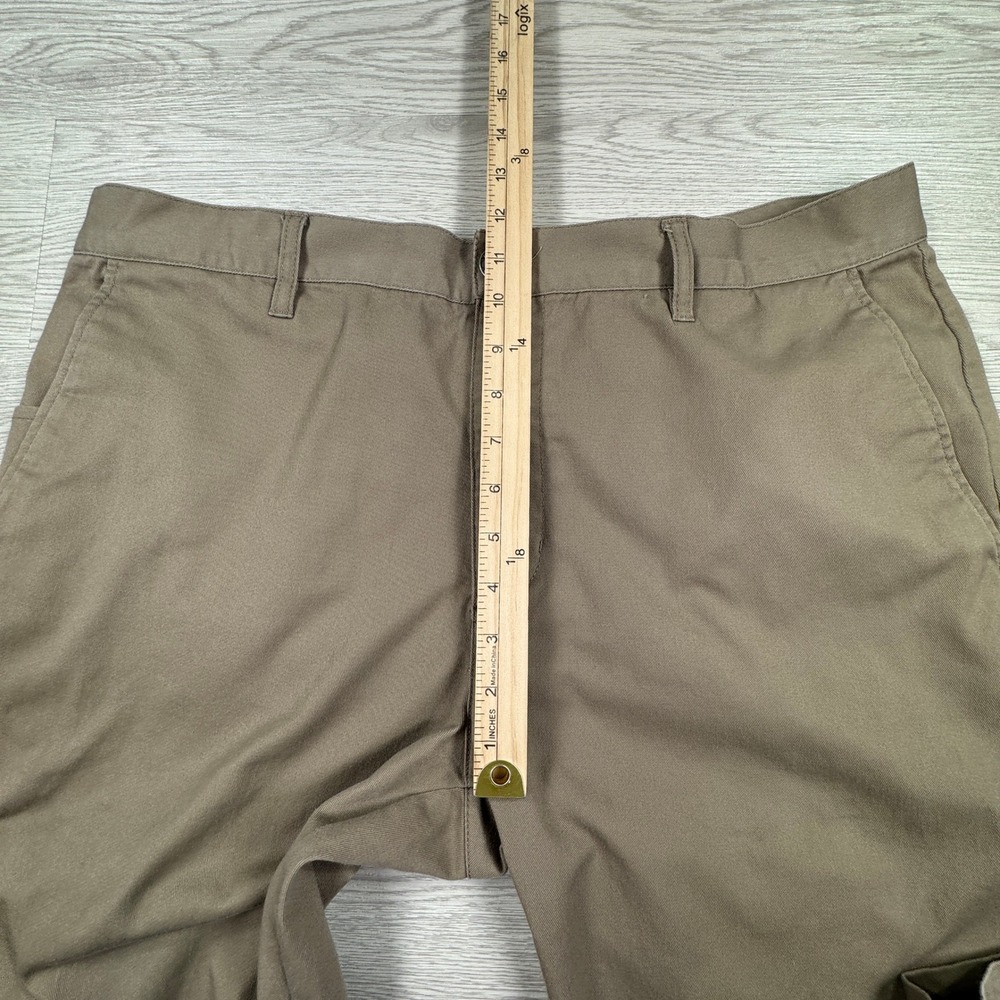 RVCA Men's Chino Pants Week-End Stretch Khaki Tan 38 Straight Leg Casual - Picture 5 of 10